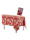 Chengxin Weihnachtlich Tischtuch Stoff Rot L2.2xB1.5cm.