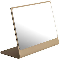 Pam & Co Schminkspiegel Tischgerät 10x18cm Beige