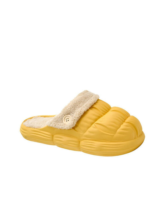 Emanuele Anatomic Women's Slippers Yellow