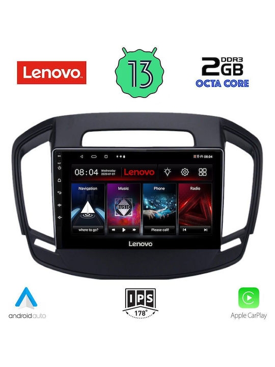 Lenovo Car Audio System for Opel Insignia 2014-2017 (Bluetooth/USB/WiFi/GPS/Apple-Carplay/Android-Auto) with Touch Screen 9"