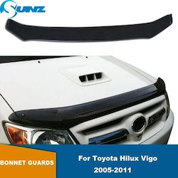 Carner Set of Windbreakers Car Hood for Toyota Hilux 1pcs