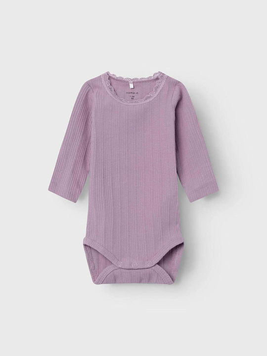 Name It Baby Bodysuit Lilac