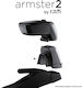 Rati Armster Car PU Armrest for Seat Ibiza Black