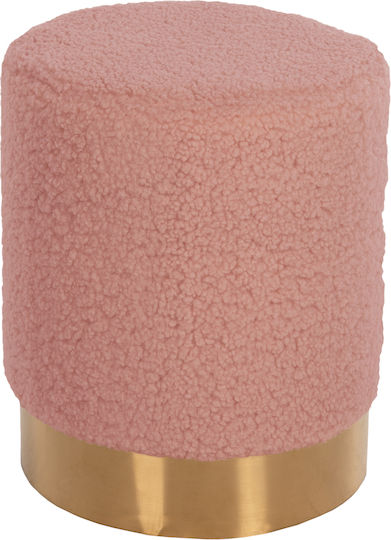 Stool For Living Room Levy Pink 35x35x42cm