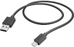 HAMA Regulär USB 2.0 auf Micro-USB-Kabel Schwarz 1m (00201584) 1Stück