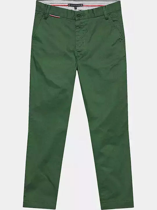 Tommy Hilfiger Παιδικό Παντελόνι Chino Πράσινο