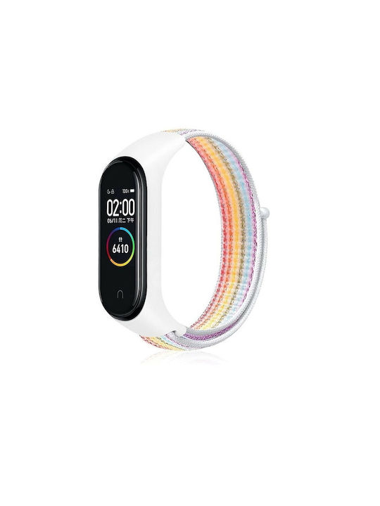 Rainbow Λουράκι Υφασμάτινο Πολύχρωμο (Mi Band 3/Mi Smart Band 4)
