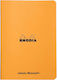 Rhodia Notizbuch A5 48 Blätter mit Weißen Seiten Orange