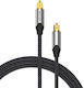 Vention Optical Audio Cable TOS male - TOS male Μαύρο 5m (BAVHJ)