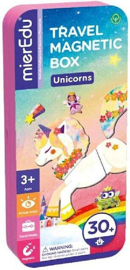 Mieredu Μαγνητικό Παιχνίδι Κατασκευών Unicorns για Παιδιά 3+ Ετών