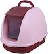 Pet Interest Cat Toilet Closed Pink L56 x W39 x H42cm