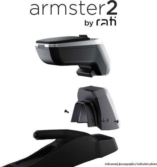Rati Armster 2 Car PU Armrest for Nissan Note 2013-2019 Black