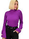 Potre Women's Blouse Long Sleeve Purple