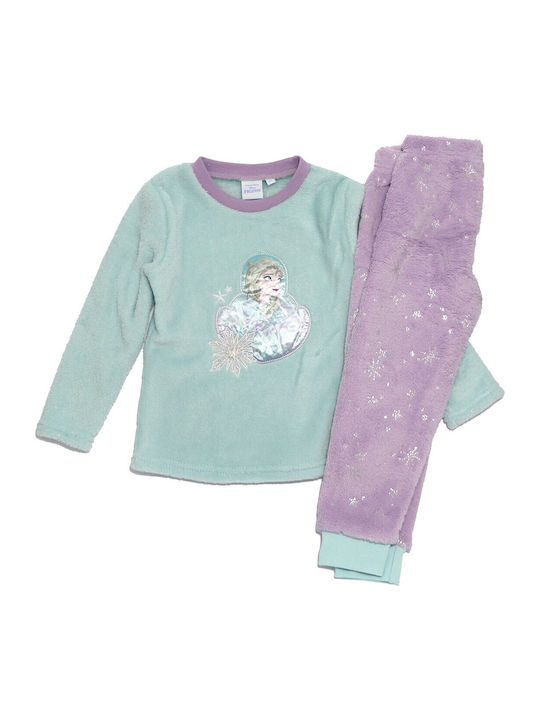 Disney Παιδική Πιτζάμα Χειμωνιάτικη Fleece Τιρκ...