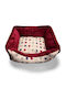 Pet Camelot Sofa Hundebett Burgundisch 75x62cm.