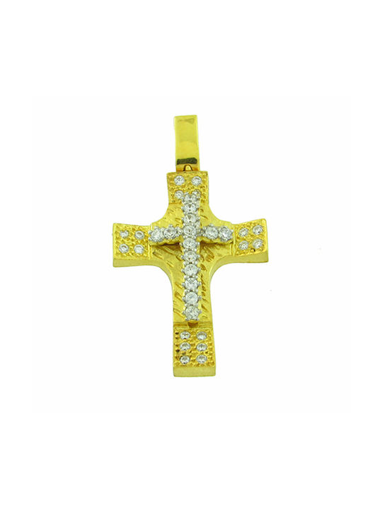 Senzio Belibasakis Women's Gold Cross 14K