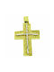 Senzio Belibasakis Men's Gold Cross 14K