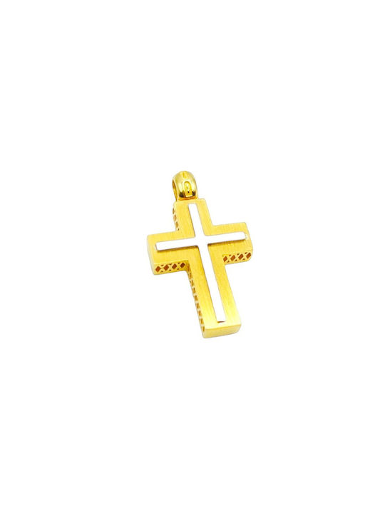 Velegrakis Men's Gold Cross 14K