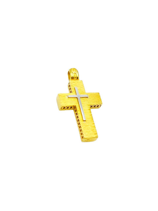 Velegrakis Men's Gold Cross 14K