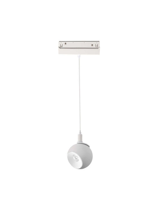 Aca Pendant Light White Rail 10x100cm