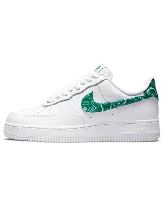 Nike Air Force 1 Low '07 Γυναικεία Sneakers White / Green