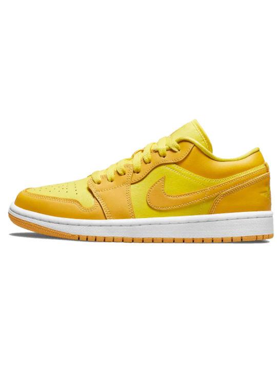 Jordan Air Jordan 1 Low Γυναικεία Sneakers Κίτρινα