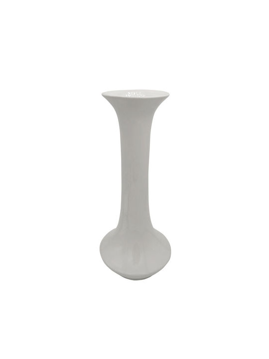 Marhome Decorative Vase White 17.5x41.5cm