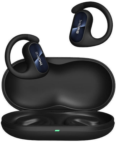 1More Fit SE Open Earbud Bluetooth Handsfree Earphones with Sweat Resistance and Charging Case Black