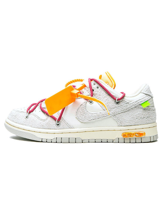 Nike Dunk Low Off-White Lot 29 Ανδρικά Sneakers Sail / Neutral Grey / Opti Yellow