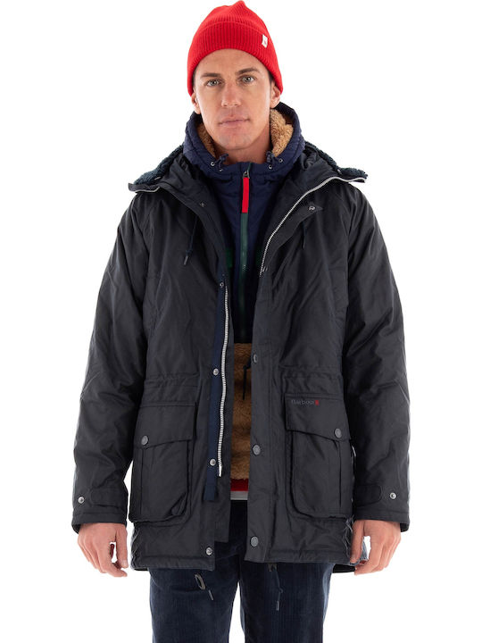 Winter Jacke Parka Marineblau