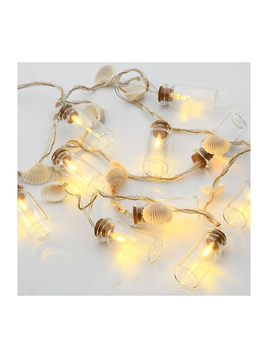 10 Weihnachtslichter LED 1.35für eine E-Commerce-Website in der Kategorie 'Weihnachtsbeleuchtung'. Warmes Weiß Elektrisch vom Typ Zeichenfolge mit Transparentes Kabel Aca