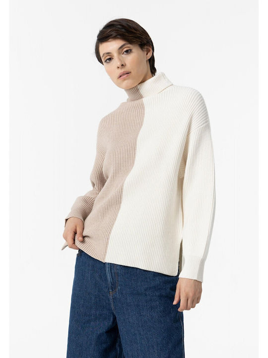 Tiffosi Women's Long Sleeve Sweater Beige