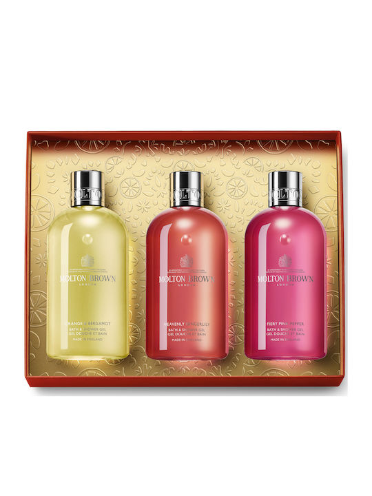 Molton Brown Floral & Spicy Skin Care Set for Body Cleaning