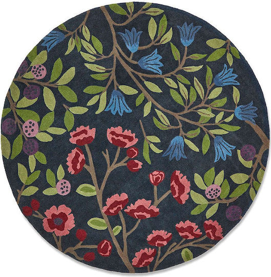 Sanderson Foraging Synthetisch,Polyester/Cotton/Leather Indigo 146618