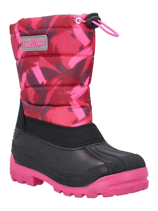 Kinderstiefel Schnee mit Reissverschluss Rosa