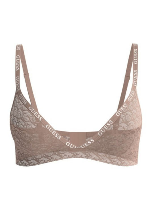 Guess Women's Bralette Bra Beige