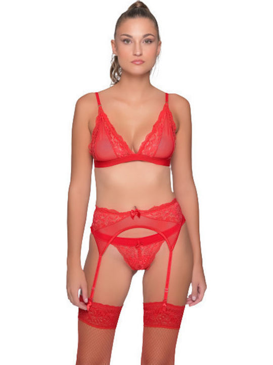 Milena by Paris Bralette Σουτιέν Κόκκινο