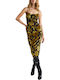 Sommer Midi Abendkleid Schwarz