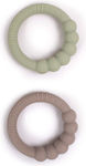 Filibabba Teething Ring made of Silicone for 0 m+ 2pcs