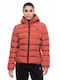 Be:Nation Women's Short Puffer Jacket for Winter Red
