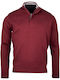 Long Sleeve Athletic Blouse Burgundy