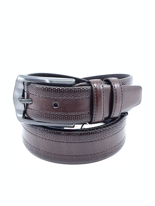 Legend Accessories Ανδρική Ζώνη Δερμάτινη Καφέ ...
