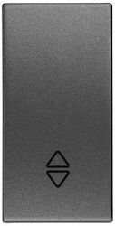 Eurolamp Recessed Wall Switch Single Aller Reto...