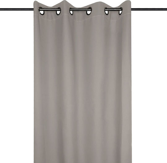 Spitishop Vorhang mit Grommets Nelson Beigefarben 135x240cm