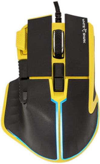 White Shark GM-9006 Marrok RGB Gaming Mouse 12000 DPI Yellow