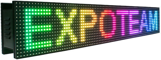 ExpoLedTeam Semn LED rulant Cu o singură față Impermeabila 96x48cm RGB