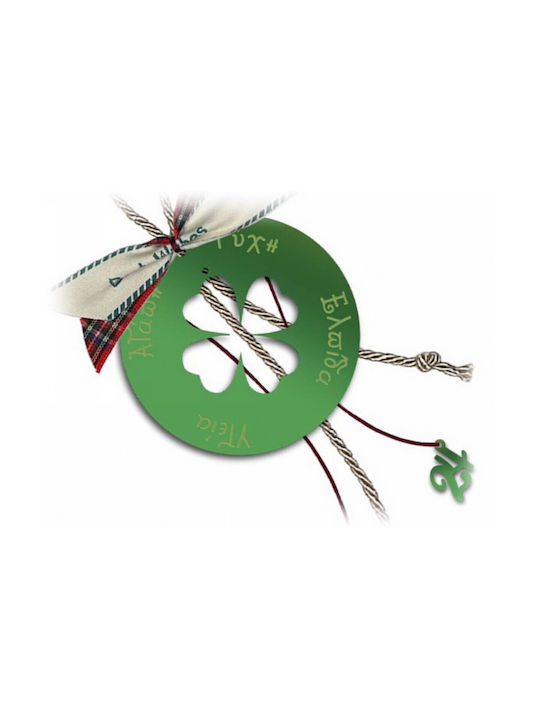 Karma Fashion Lucky Charm Clover Green made of Plexiglass 1pcs