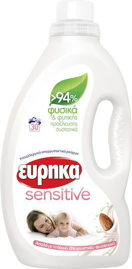 Eyrika Liquid Detergent for Sensitive Clothes 1.5lt (54 Measuring Cups)