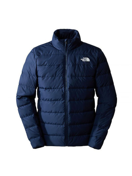 The North Face Aconcagua 3 Summit Men's Winter Puffer Jacket Waterproof Navy Blue