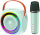 XO Karaoke Speaker with Wireless Microphone and Lighting Effects F42 16.004.0044 Blue